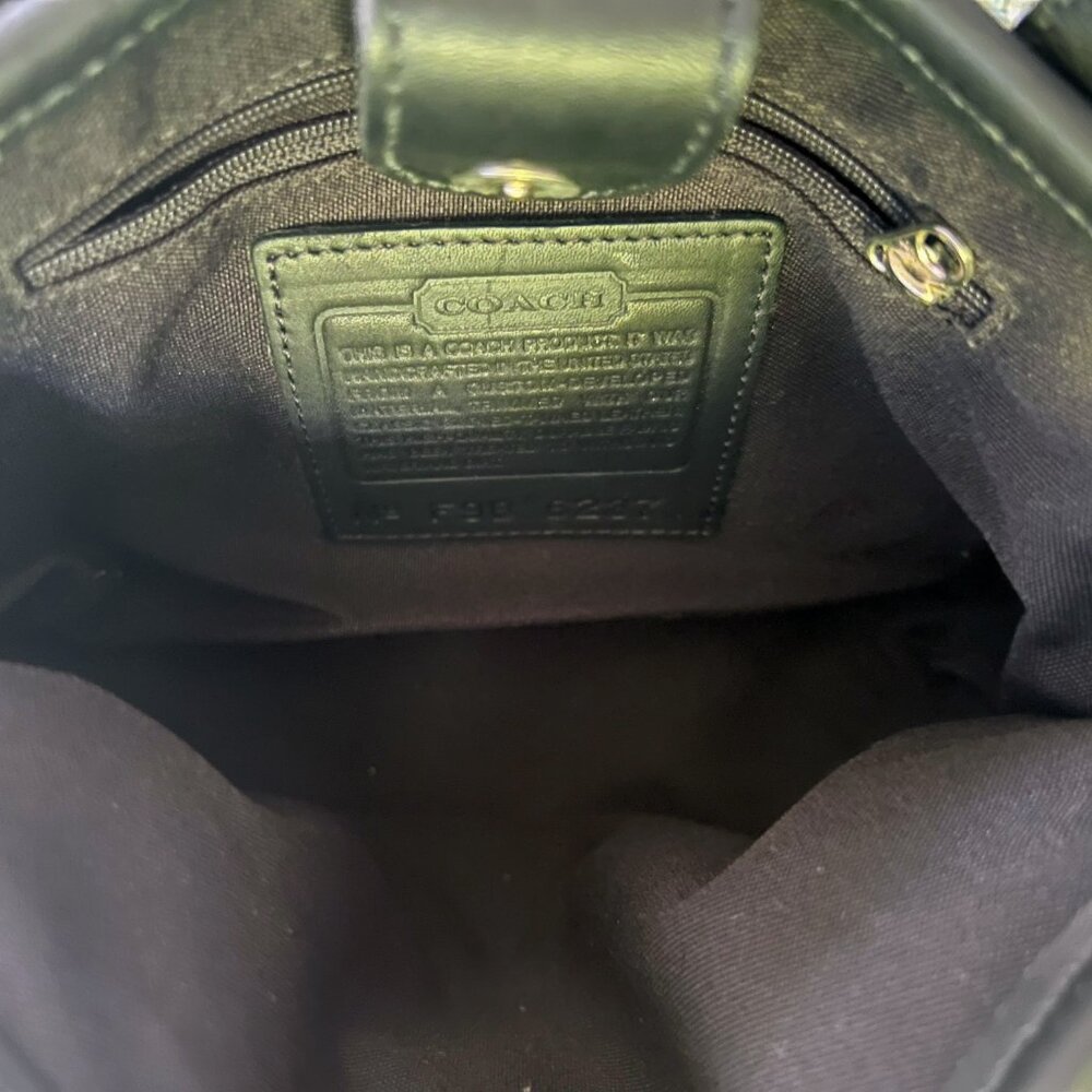 Vintage Coach 6237 Black Mini Tote – Neoprene & Leather - Picture 3 of 6